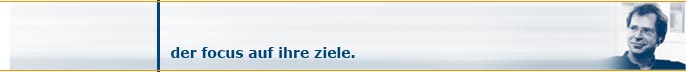der focus auf ihre ziele
